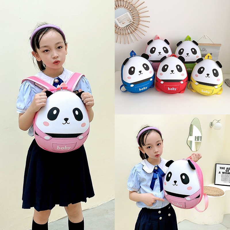 Ba Lô Đi Học Bằng Nhựa Cứng In Hình Vỏ Trứng Hoạt Hình Ba Chiều Dành Cho Bé Trai Bé Gái Mẫu Giáo
