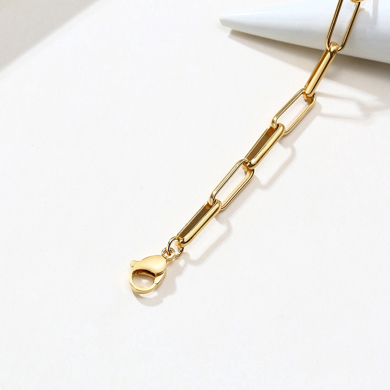 Vòng tay mắt xích 12mm chất liệu thép không gỉ JP5