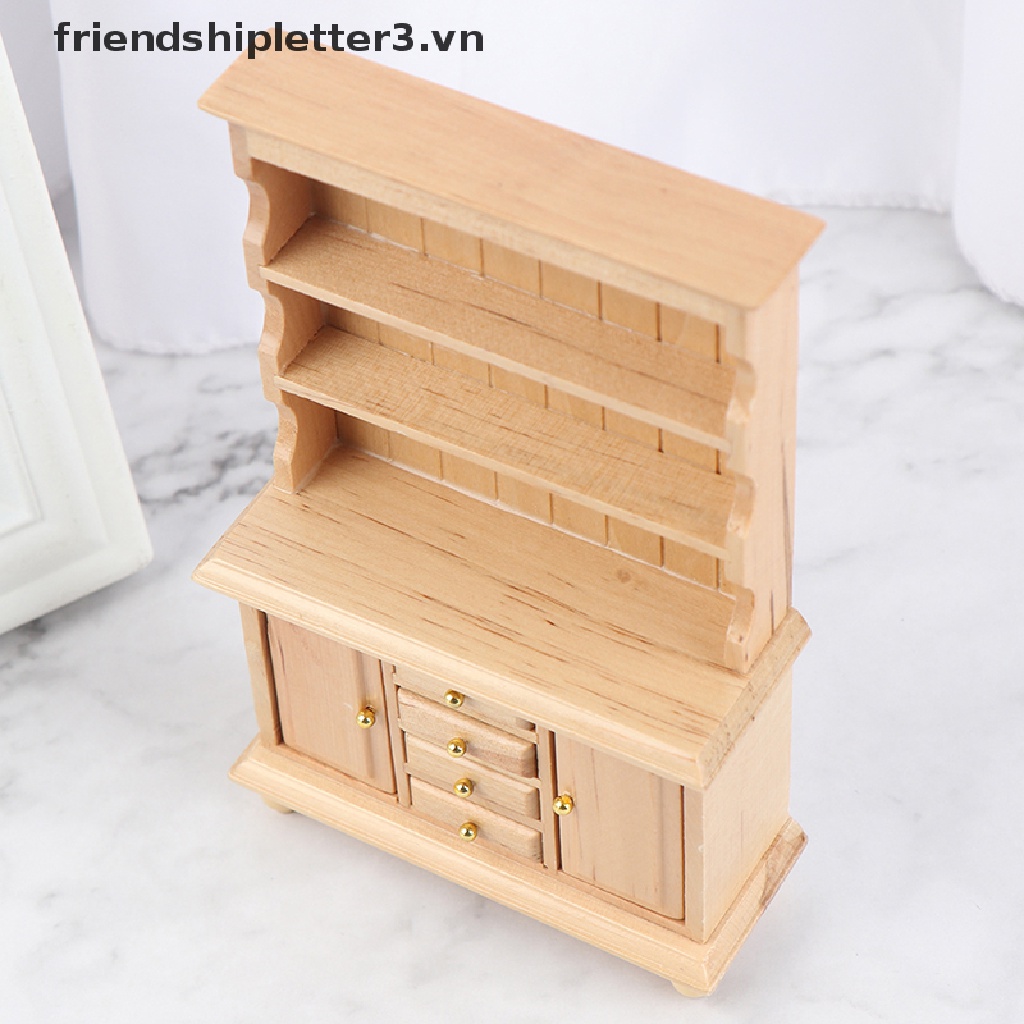 Tủ Gỗ Tỉ Lệ 1: 12 Xinh Xắn Dành Cho Búp Bê