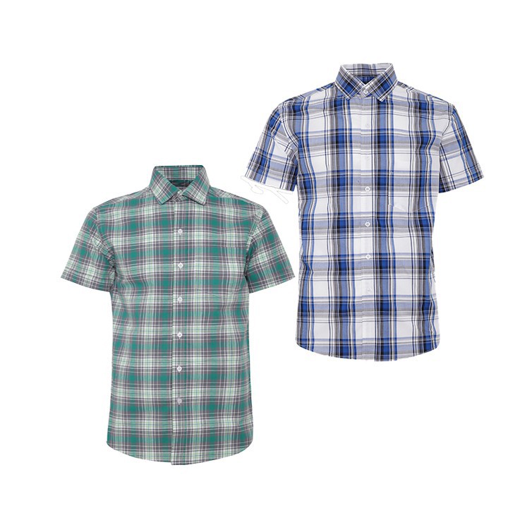 Combo 2 Áo Sơ Mi Nam Sọc Caro Gabofashion Cao Cấp CSM002 ( nhiều màu ) hàng vnxk