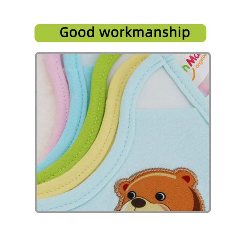 Yếm Ăn Họa Tiết Hoạt Hình Có Thể Điều Chỉnh Cho Bé