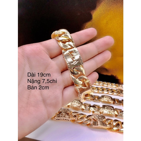 Lắc tay bạc xi v  Kiểu bọng - khoá hộp bấm ở trên -Đeo tấm rửa bình thường  Sđ #tiembacngoclan