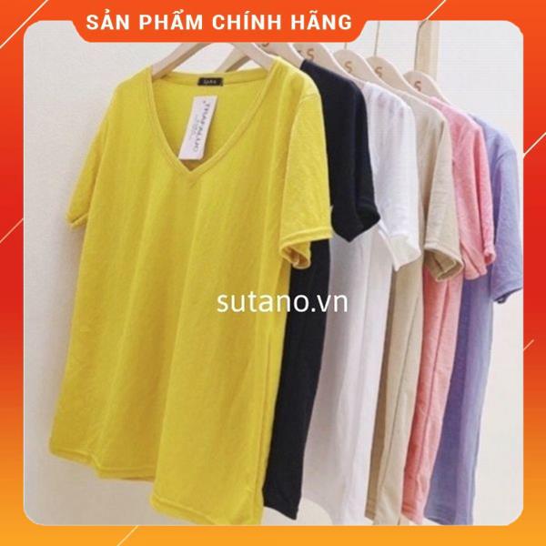 [HÀNG ĐẸP] Áo phông giấy,áo thun trơn cổ tim dáng rộng chất giấy mát lạnh nhiều màu MSP25243 | BigBuy360 - bigbuy360.vn