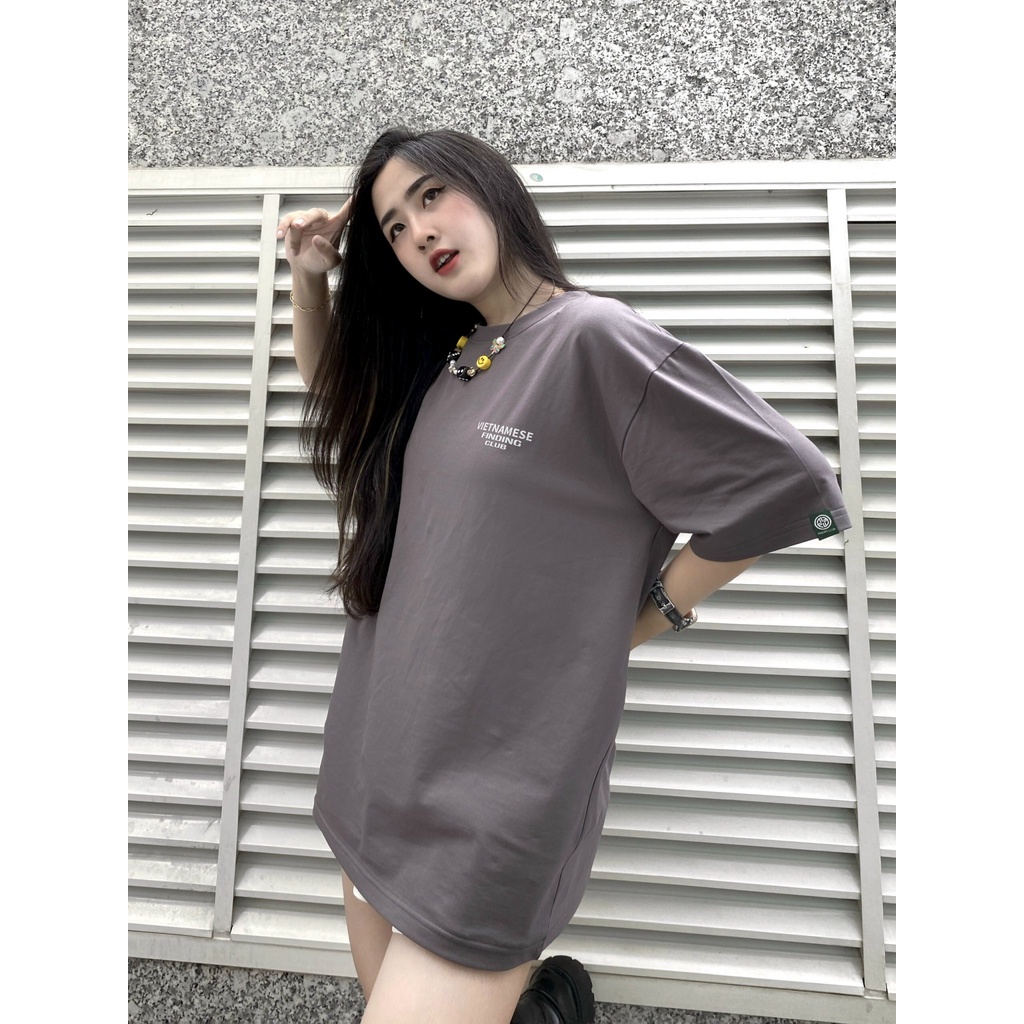 Áo Thun FINDING unisex tay lỡ form rộng 100%cotton cao cấp