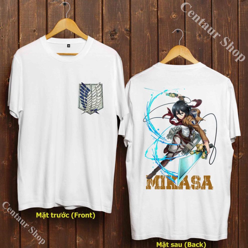 [ƯU ĐÃI] 🎁 Áo Mikasa Ackerman - Áo Attack on Titan - Mikasa Ackerman T-Shirt siêu đẹp - MA-009