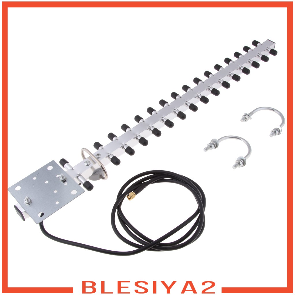 Ăng Ten Tăng Cường Tín Hiệu WiFi Không Dây Yagi WLAN Kèm Đầu Nối RP-SMA 2