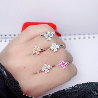 Nhẫn cỏ 4 lá may mắn cho bé