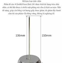 Cắm hóa đơn Inox Deli 241