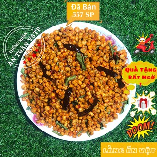 Bắp sấy khô bò, ngô sấy khô bò lá chanh 500G Làng Ăn Vặt loại 1, đồ ăn vặt Đà Lạt