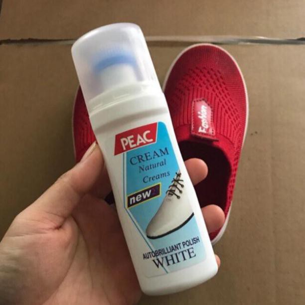 Combo 5 loại 100ml Chai tẩy trắng vệ sinh giày dép, túi xách, quần áo có đầu bán chải làm sạch thuận tiện