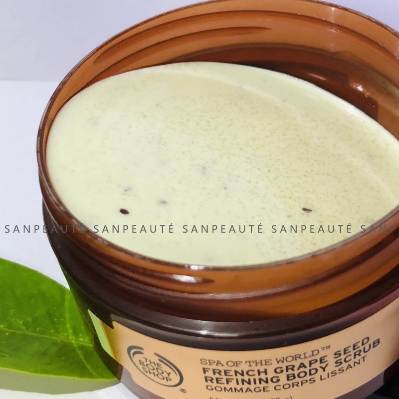 Tẩy Tế Bào Chết The Body Shop Spa of the world French Grape seed scrub