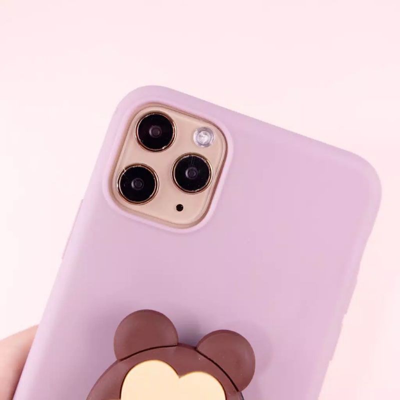 Mua 1 Tặng 1 / 1 Ốp Điện Thoại Màu Macaron / Macaron / Free / 3d / Griptok 3d / Popsocket