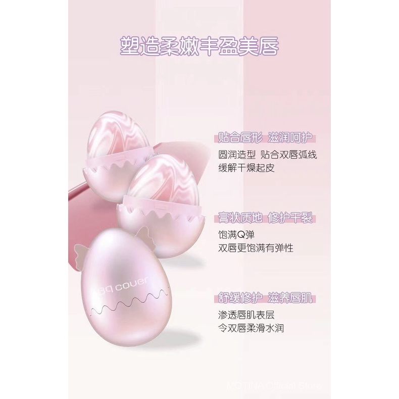 Son môi BQCOVER dưỡng ẩm chống khô môi thiết kế đáng yêu dành cho học sinh nữ