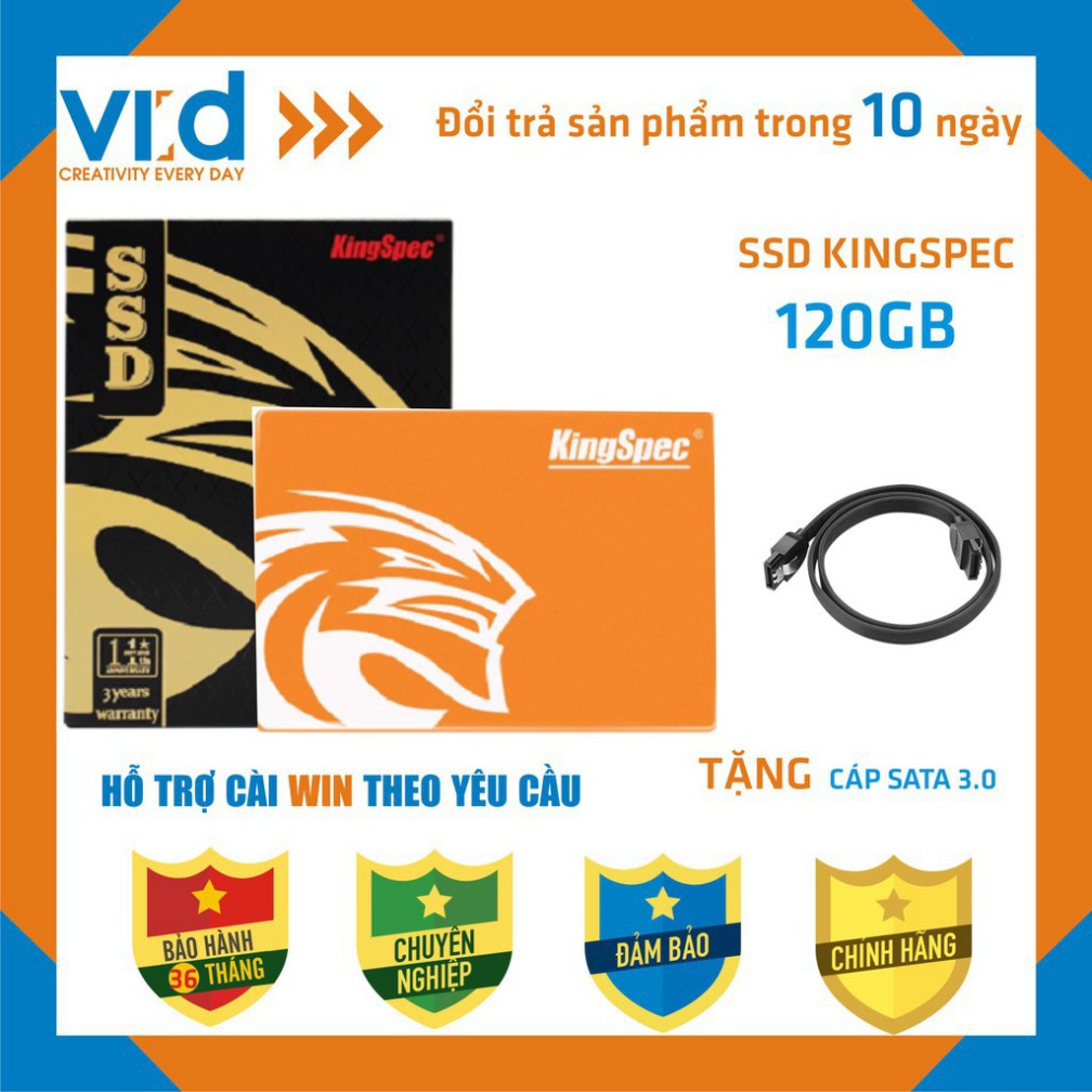 BDFD [CHÍNH HÃNG]Ổ cứng SSD 128GB Lexar, SSD 120GB( KingSpec, Kingfast, Klevv Suneast)-Tặng cáp sata 3.0 - Bảo hành 36 t