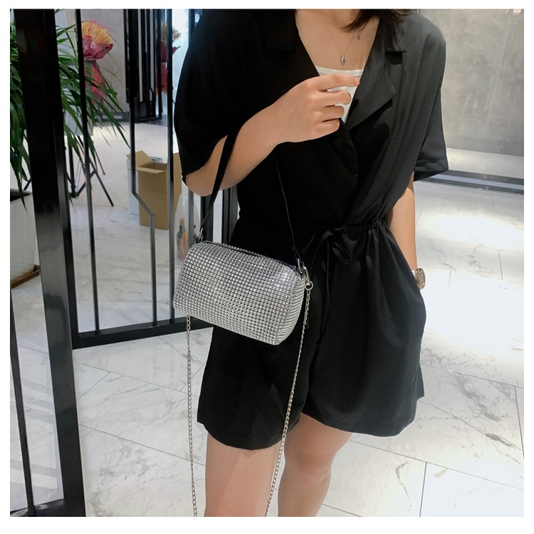 Túi Đeo Chéo Lấp Lánh Có Quai Xách Kẹp Nách Kiểu Hàn