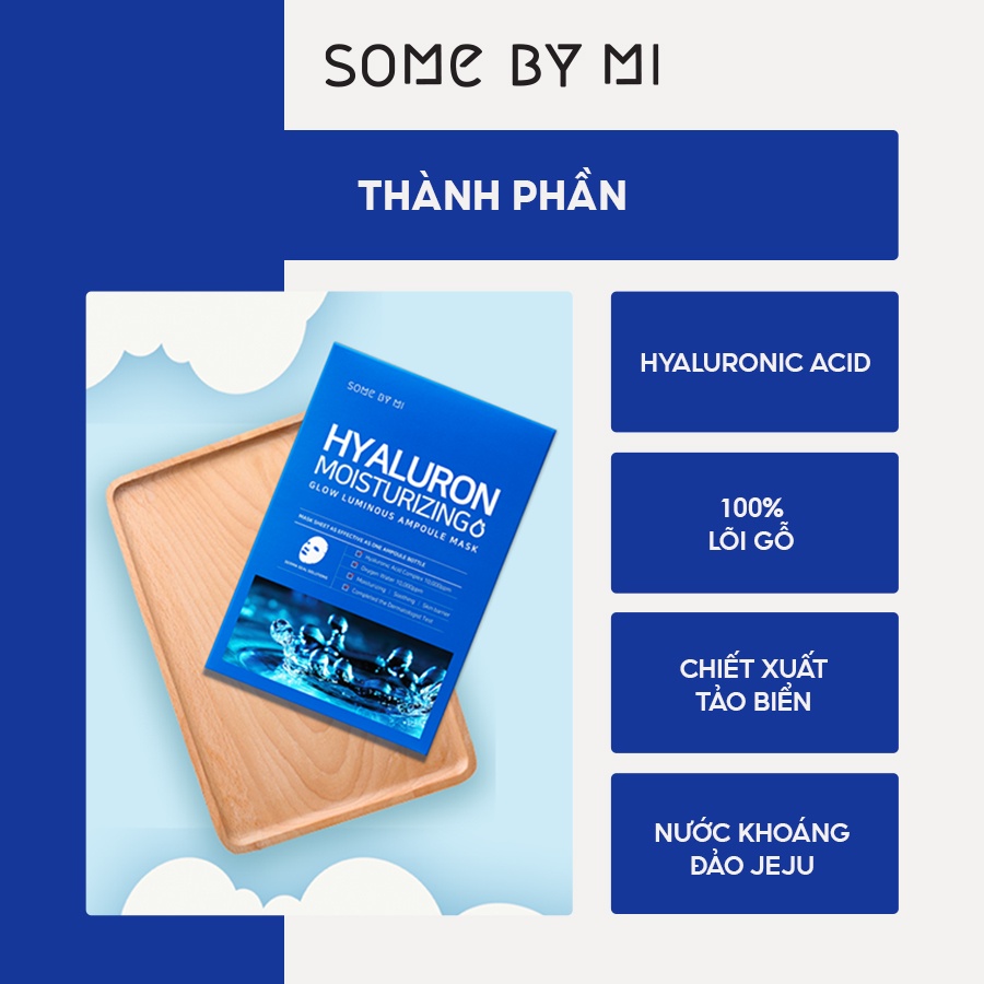 Mặt Nạ Giấy Giúp Cấp Nước Some By Mi Hyaluron Moisturing Sheet Mask 25g