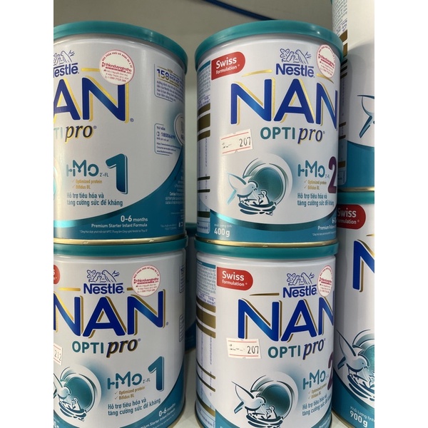 Sữa Nan Thuỵ Sĩ Optipro 400g số 1, 2