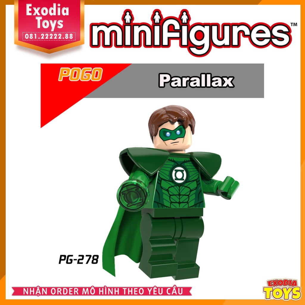 Xếp hình Minifigure  siêu anh hùng vũ trụ Marvel và DC Comics - Đồ Chơi Thông Minh - POGO PG8079