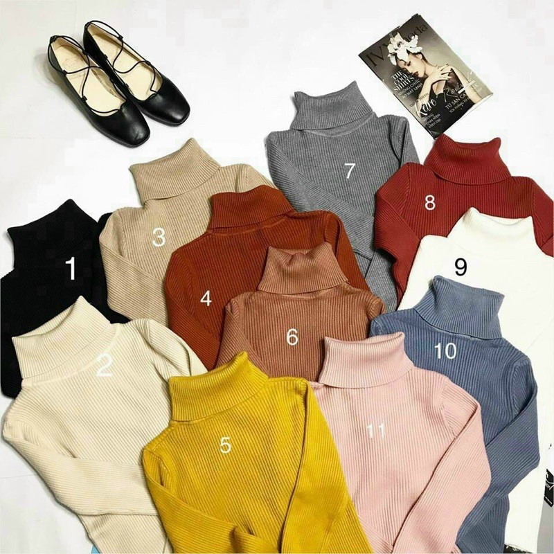 Áo Len Tăm Ôm Body Quảng Châu 2 Kiểu ♥️