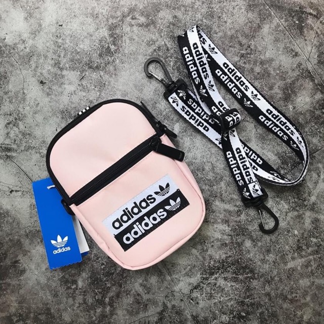 Túi chéo Adidas hồng[full tag code]
