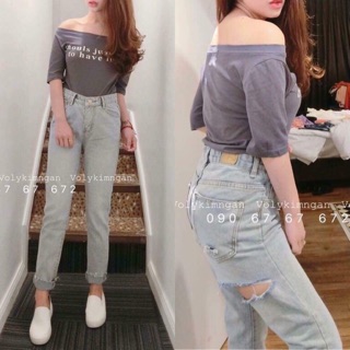 Quần jean rách mông (SIZE XL).