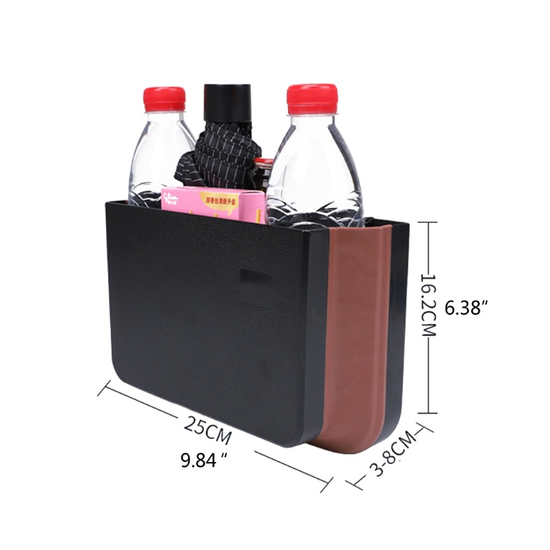 Thùng rác đa năng có thể gấp gọn chống thấm nước gắn lưng ghế ngồi xe hơi