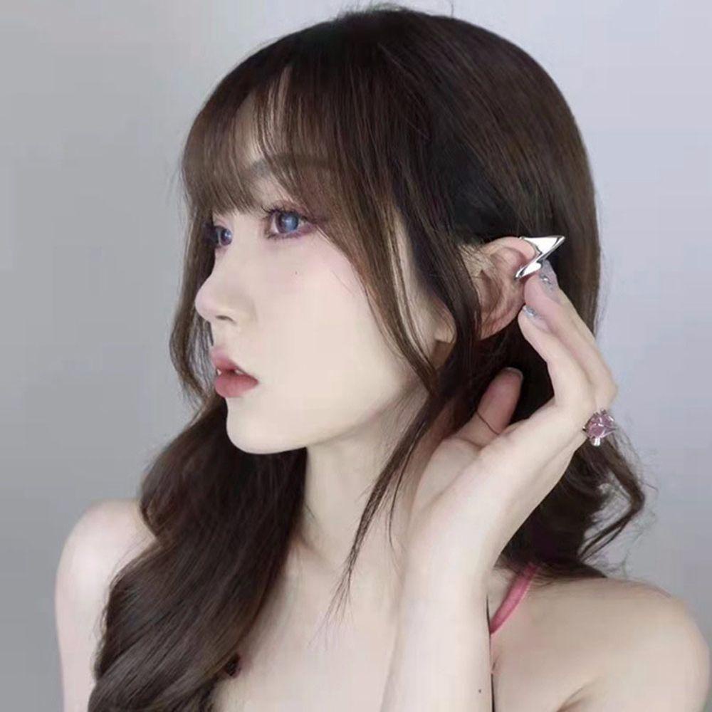 Khuyên Kẹp Vành Tai Bằng Hợp Kim Phong Cách Hàn Quốc Cho Nữ