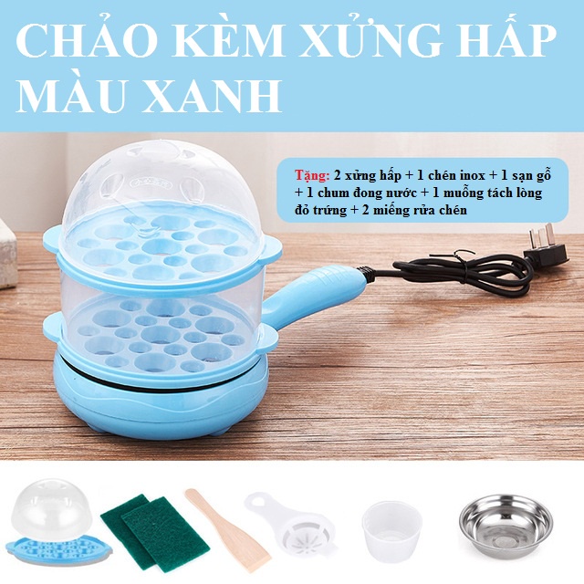 Set Chảo Chống Dính Kèm Xửng Hấp Cao Cấp