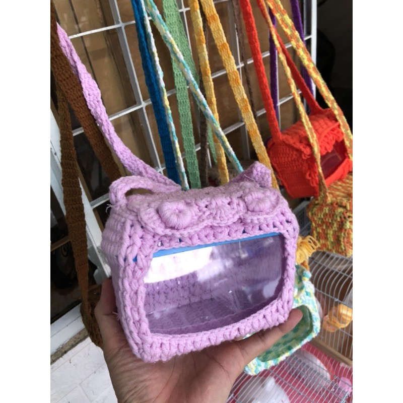TÚI MANG LEN (ĐỦ MÀU) cho hamster, sóc, bọ, nhím