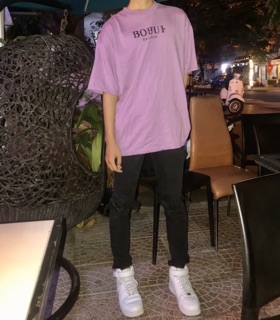 Áo thun bobui basic tím