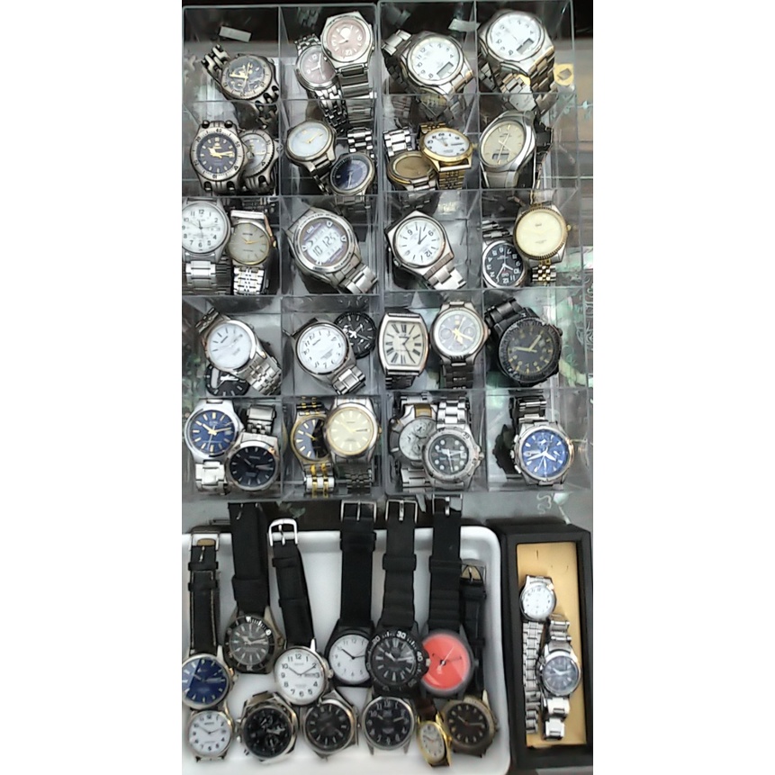 Đồng hồ si nam nữ Nhật 2hand nhiều thương hiệu Citizen, Q&Q,marshal v. chạy pin năng lượng mặt trời solar hoặc cơ cót
