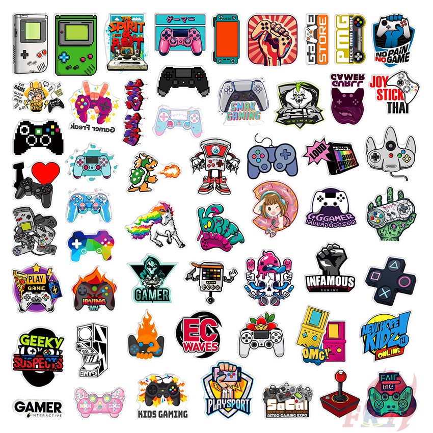 Bộ 100 Cái/Bộ ❉ Sticker Dán Trang Trí Máy Chơi Game Nintendo Switch ❉ Miếng Dán Trang Trí Thời Trang Chống Thấm Nước