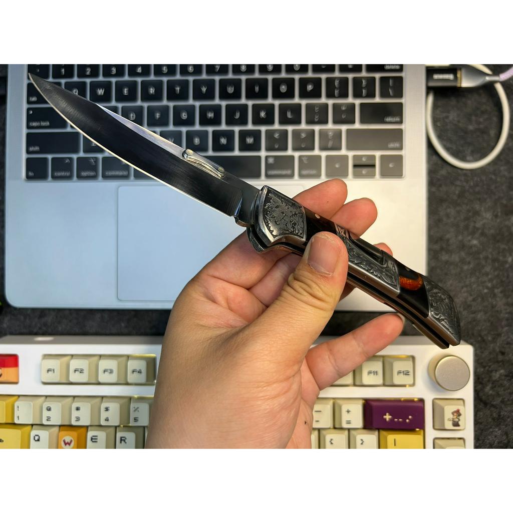 Dao phượt Columbia F01, dao gấp gọn tinh xảo