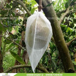 [SIEUSALE]TÚI BỌC BƯỞI  VẢI LƯỚI MÙNG CÓ DÂY RÚT SÉT 100 CÁI KÍCH THƯỚC 30X35CM