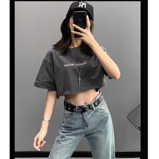 Áo thun croptop form rộng