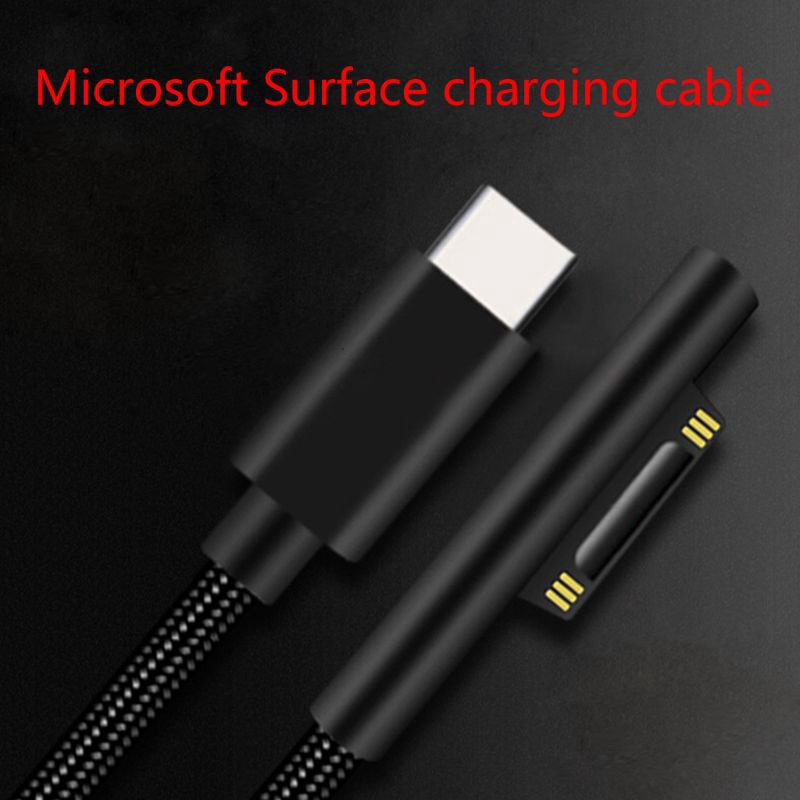 BTSG* Type C Power Supply Adapter 15V3A PD Fast Charging Cable for Surface Pro 3 4 5 6