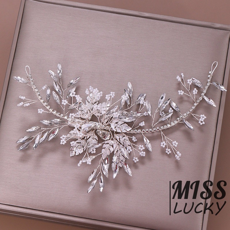 Cài tóc hình chiếc lá thời trang thanh tú cho nữ