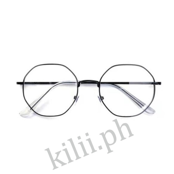 Kilii Kính Mát Gọng Hình Đa Giác Màu Xanh Dương Thời Trang Unisex