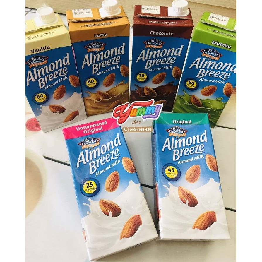 [[ SỮA ALMOND BREEZE ]] Sữa Hạt Hạnh Nhân nhập khẩu đủ vị nguyên chất