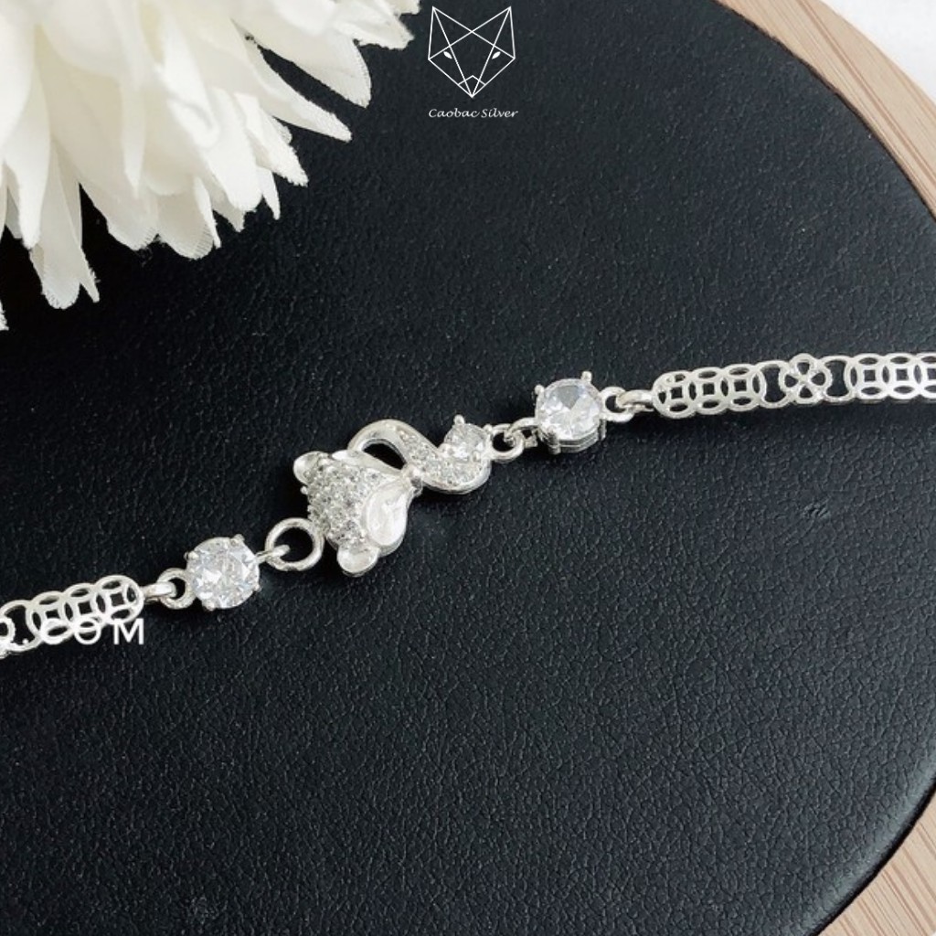 Lắc Tay Bạc Ta Cho Nữ CaoBac Jewellery Hồ Ly Kim Tiền Tài Lộc May Mắn | BigBuy360 - bigbuy360.vn