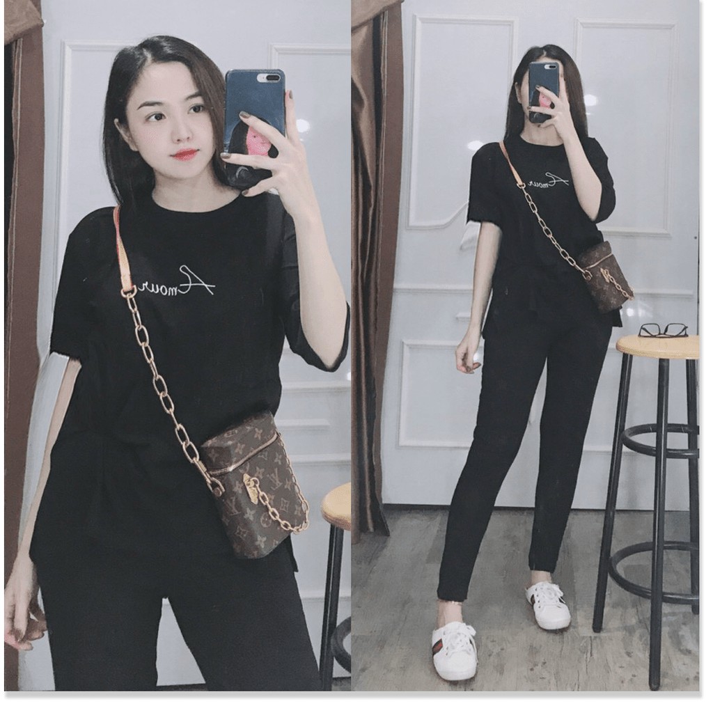 SET BỘ THUN NỮ,CHẤT LIỆU VÃI THOÁNG MÁT VÀ CO GIẢN 4C LANA FASHION
