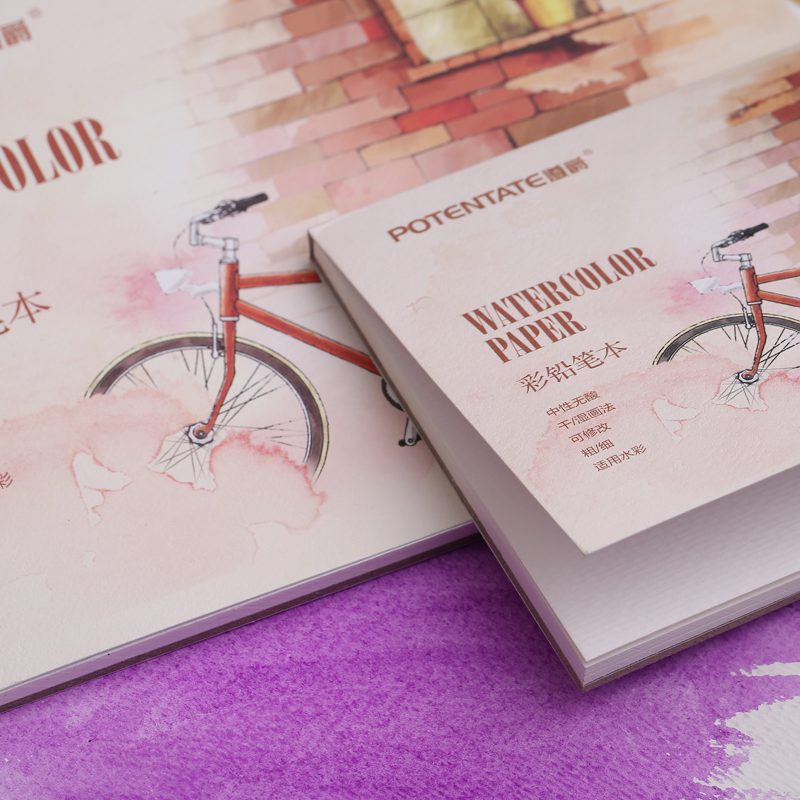 Sổ vẽ chì nước Potentate 230gsm bìa xe đạp