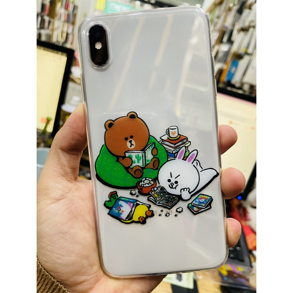 Ốp silicon bộ 3 B.rown C.ony S.ally ngộ nghĩnh , dễ thương cho iphone đủ mã