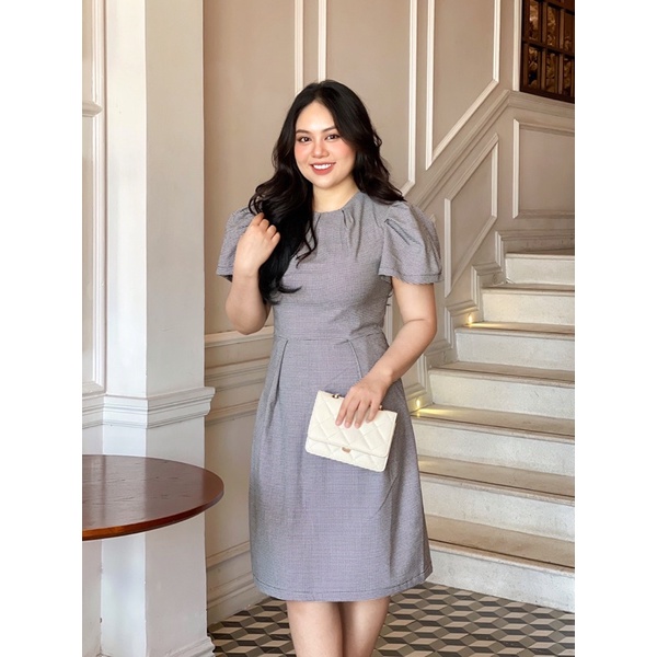 Đầm caro thiết kế