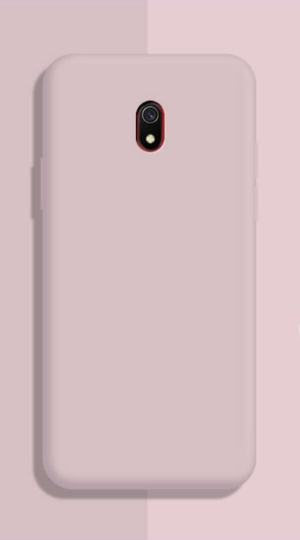 ốp điện thoại Silicone Mềm Chống Sốc Màu Trơn Cho Xiaomi Redmi 8a