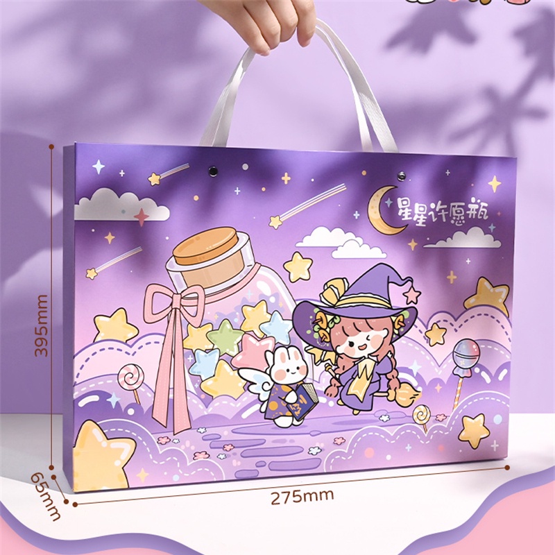 Bộ Sticker Dán Trang Trí Sổ Tay Hình Cô Gái Dễ Thương Dùng Làm Quà Tặng Sinh Nhật DIY