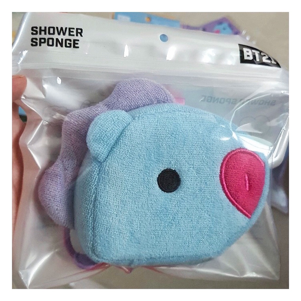 BÔNG TẮM TẠO BỌT BIỂN BT21 BABY BOWL SHOWER SPONGE BATH Beens Company