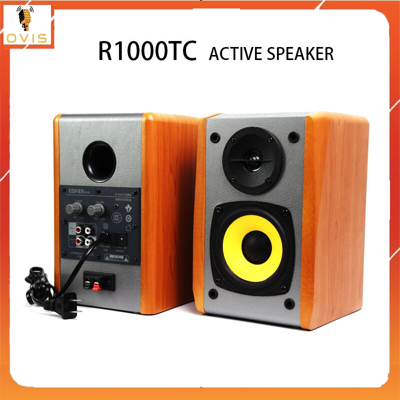 Edifier R1000TC - Loa Bookself 2.0, Công Suất 48W Cho Nghe Nhạc, Xem Phim, Kiểm Âm Phòng Thu