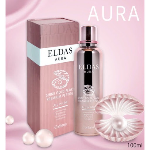 Serum tế bào gốc Eldas Aura Coreana Shine Gold Pearl Premium Peptide