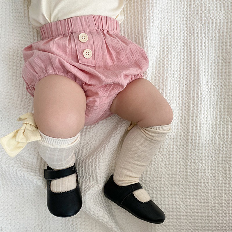 Quần Short Cotton Hình Trái Bí Ngô Dễ Thương Cho Bé